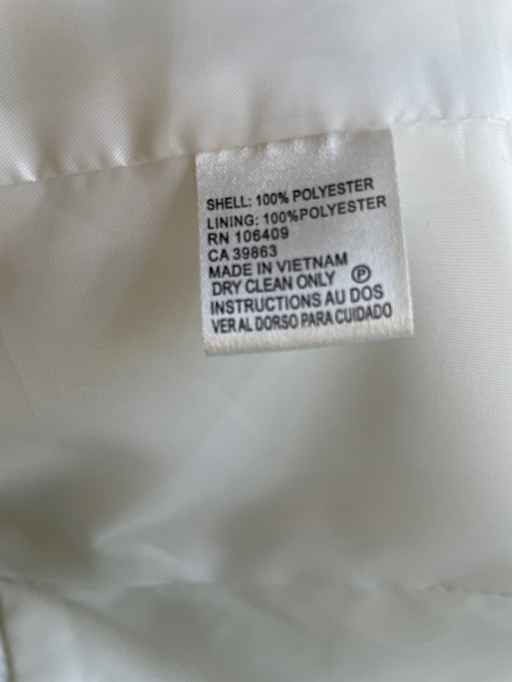 TAHARI white blazer jacket short sleeve 4 - Picture 8 of 10